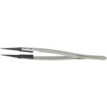 Brucelles avec embouts remplaçables en fibre de carbone, pointes 5, longueur 130 mm
