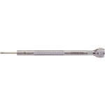 Tournevis d'horloger en laiton chromé, Ø 1.40 mm