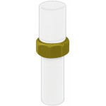 Mèche à flancs parallèles en acier rapide, Ø 0.70 mm, en tube de 2 pièces