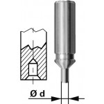 Poussoir concave, Ø 0.65 mm