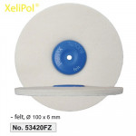 XeliLPol felt, Ø 100x6mmdisque, feutre
