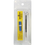 Tournevis d'horloger en aluminium 100% antimagnétique, Ø 1.40 mm, avec membrane en élastomère, tête ergonomique en matière synthétique POM autolubrifiant, avec 2 mèches de rechange en tube plastique