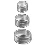 Boîte ronde en plastique transparent, Ø 15 x 16 mm