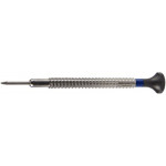 Tournevis d'horloger à profilé spécial, Ø 2.50 mm, en acier inox, tête ergonomique en matière synthétique POM autolubrifiant
