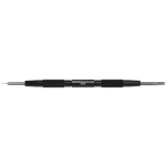 Outil aux barrette en aluminium éloxé noir avec pointe et fourchette standard, longueur 145 mm