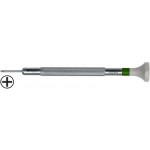 Tournevis d'horloger à mèche cruciforme "Phillips", Ø 2.00 mm, en acier inox, tête ergonomique en matière synthétique POM autolubrifiant