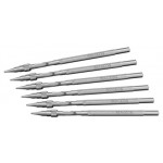 Assortiment de 6 mandrins aux vis de balanciers, longueur 100 mm