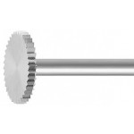 Fraise de forme à denture fine, en acier outil, Ø tige 2.35 mm, longueur 44.5 mm, Ø 8.00 mm