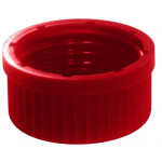 Bouchon rouge pour flacon en verre pour épilame