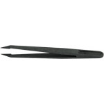 Brucelles ESD en fibre de carbone, pointe fines et pointues, convient pour utilisation en salle blanche, longueur 115 mm, en paquet de 20 pièces