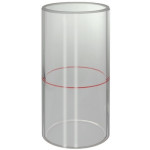 Cylindre plexi seul Ø 62 mm