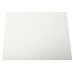 Sous-mains autocollant blanc, 320 x 240 x 0,5 mm
