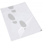 Tapis antidérapant effeuillable, blanc, 30 couches, en paquet de 10 pièces