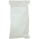 Sacs poubelle en PE blanc, ruban auto-adhésif pour fixation, 1.5 l, 200 x 300 mm, en paquet de 1000 pièces