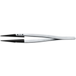 Brucelles avec embouts remplaçables en teflon, pointes 00, longueur 130 mm