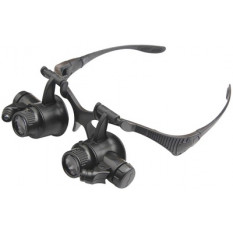 Lunettes avec 2 loupes et éclairage LED intégré