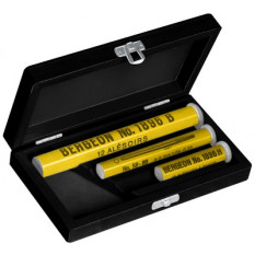 Assortiment de 3 tubes de 12 alésoirs assortis, en cofret bois