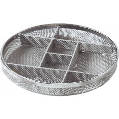 Panier avec 8 séparations, Ø 80 mm, hauteur 10 mm