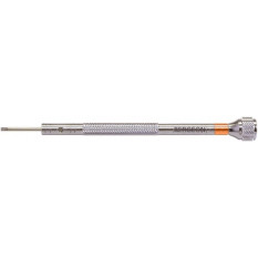Tournevis d'horloger en laiton chromé, Ø 0.50 mm