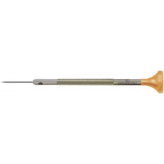 Tournevis d'horloger en acier inox, Ø 1.80 mm, tête ergonomique en matière synthétique POM autolubrifiant