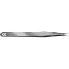 Brucelles en acier inox Dumont, pointes 00, longueur 120 mm