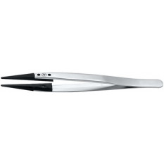 Brucelles avec embouts remplaçables en teflon, pointes 2A, longueur 130 mm