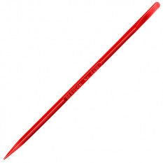 Cheville en plastique rouge, pointue et plate, longueur 135.00 mm, Ø 4.00 mm