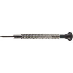 Tournevis d'horloger à profilé spécial, Ø 1.00 mm, en acier inox, tête ergonomique en matière synthétique POM autolubrifiant