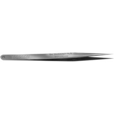 Brucelles en acier carbone Dumont, pointes 3, longueur 120 mm