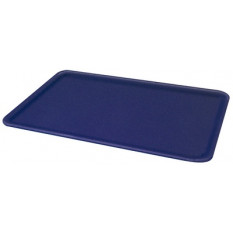 Plateau de présentation recouvert de velours bleu, 320 x 220 x 14 mm