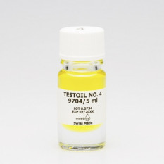 Huile MOEBIUS de test N° 4, pour vérifier l'efficacité de l'épilame sur une surface, 5 ml