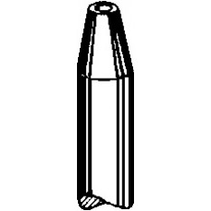 Rivoir plat, percé, Ø trou 0.80 mm, Ø ext. 3.00 mm