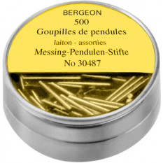 Goupille en laiton pour réveils et pendules, en paquet de 500 pièces