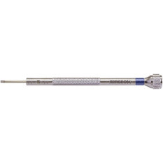 Tournevis d'horloger en laiton chromé, Ø 2.50 mm