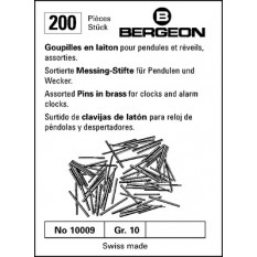 Goupille en laiton pour réveils et pendules, en paquet de 200 pièces