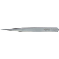 Brucelles B-NOX en acier inox, finition soignée, pointes 1, bonne duretée, longueur 120 mm