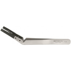 Brucelles pour tenir les verres et les cadrans avec embouts remplacables, 120 mm