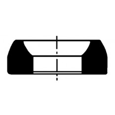 Pierre de centre, Ø int. 1.00 mm, Ø ext. 3.00 mm, en paquet de 100 pièces
