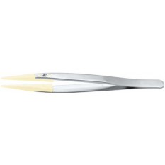 Brucelles avec embouts remplaçables en Delrin, pointes 2A, longueur 130 mm