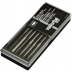 Assortiment de 6 limes aux échappements cabrons, en boîte