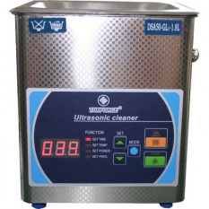 Appareil Ultrason GL 50 avec affichagenumérique, minuteur, chauffage, indicateur detempérature avec réglage et couvercle