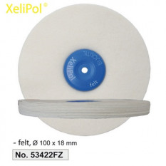 XeliLPol felt, Ø 100x18mmdisque, feutre