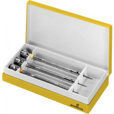Assortiment de 3 tournevis d'horloger en laiton chromé