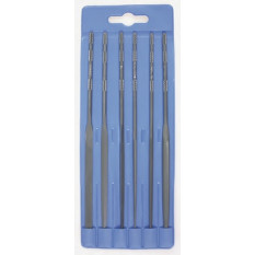 Assortiment de 6 limes aiguilles, en étui
