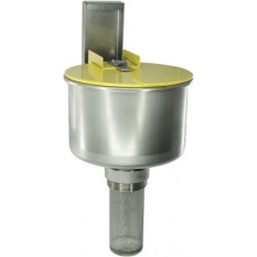 Entonnoir en inox avec couvercle de sécurité, 2 l