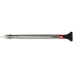 Chasse-aiguilles à tête tournante avec embout en matière synthétique, rouge, Ø 1.20 mm