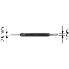 Pointe, Ø 0.80 mm, en paquet de 10 pièces