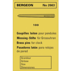 Goupilles en laiton, Ø 0.50 mm, en paquet de 100 pièces
