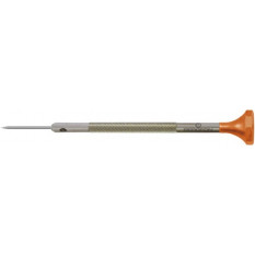 Tournevis d'horloger en acier inox, Ø 0.50 mm, tête ergonomique en matière synthétique POM autolubrifiant
