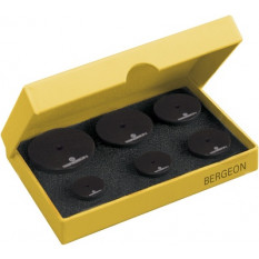 Assortiment de 6 tasseaux en POM, filetage M6, épaisseur 14 mm